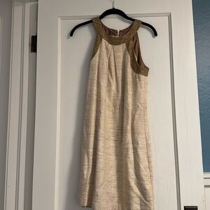 Vintage Trina Turk sleeveless linen dress